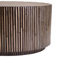 Bambusa Coffee Table - Round - Bamboo Inlay