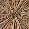 Bambusa Coffee Table - Round - Bamboo Inlay