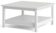 Barcelona White Square Coffee Table