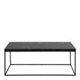Barossa Black Marble Effect 110cm Coffee Table