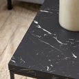 Barossa Coffee Table - Black Marble Effect