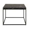Barossa Coffee Table - Square - Black Marble Effect
