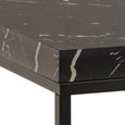 Barossa Black Marble Square Coffee Table