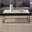 Barossa Brown Faux Travertine Coffee Table