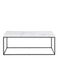 Barossa White Marble Effect 110cm Coffee Table