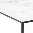 Barossa Coffee Table - Square - White Marble Effect