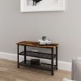 Barren Rustic Oak Tall Slim Coffee Table