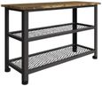 Barren Rustic Oak Tall Slim Coffee Table