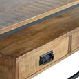 Bergamo Coffee Table - Industrial Style - Mango Wood - 2 Drawer