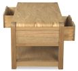 Bergen Coffee Table - 2 Drawer - Oak