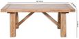 Bombay Solid Mango Wood Coffee Table