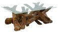 Branchwood Coffee Table - Glass Top