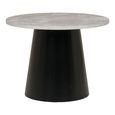 Brito Coffee Table - Round - Grey - Marble Effect