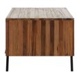 Brooklyn Coffee Table - Fir Wood - 2 Drawer
