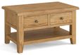Burford Coffee Table - 2 Drawer - Oak