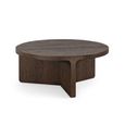 California Coffee Table - Round - Dark Oak