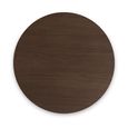 California Coffee Table - Round - Dark Oak