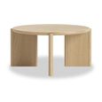 Cara Round Coffee Table - Oak