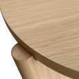Cara Round Coffee Table - Oak