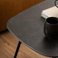 Caracas Coffee Table - Black Ceramic