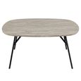 Caracas Coffee Table - Square - Grey Marble