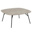 Caracas Coffee Table - Square - Grey Marble