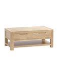 Carly Coffee Table - 2 Drawer - Oak