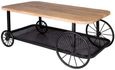 Cart Industrial Style Coffee Table