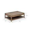 Chesterton Coffee Table Natural Rattan