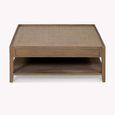 Chesterton Coffee Table Square Natural Rattan