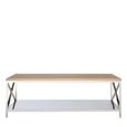 Chiswick Coffee Table - Oak and Metal
