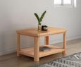 Clarion Coffee Table - with Shelf - Oak