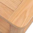 Clarion Coffee Table - with Shelf - Oak