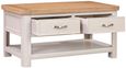 Clarion Coffee Table - 2 Drawer - Oak and Grey