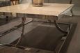 Clearance - Aurora Marble Coffee Table with Stainless Steel Base - A34