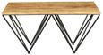 Clearance - Cosgrove Industrial Chic Coffee Table - Mango Wood with Black Metal Hairpin Legs - Brand New Item