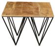 Clearance - Cosgrove Industrial Chic Coffee Table - Mango Wood with Black Metal Hairpin Legs - Brand New Item