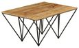 Clearance - Cosgrove Industrial Chic Coffee Table - Mango Wood with Black Metal Hairpin Legs - Brand New Item