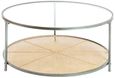 Clearance - Faux Rattan Round Coffee Table - FSS15706