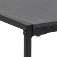 Clearance - Infinity Black Melamine Top Square Large Coffee Table - FSS14837