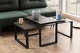 Clearance - Set of 2 Kiefer Black Ceramic Coffee Table - FSS15807