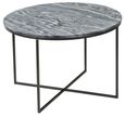 Clearance - The Glam Home Black Round Coffee Table, Marble Top - Brand New Item