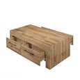 Compton Coffee Table - 4 Drawer - Oak