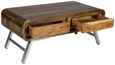 Dalhousie Industrial Acacia Wood Storage Coffee Table
