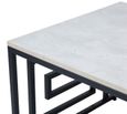 Devon Coffee Table - Grey Wood and Black