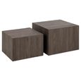 Dice Coffee Table - Square - Ash Smoked - Set of 2