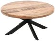 Dispur Solid Mango Wood 80cm Round Coffee Table