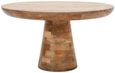 Dispur Solid Mango Wood Round Coffee Table
