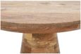 Dispur Solid Mango Wood Round Coffee Table