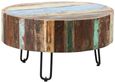 Diu Reclaimed Wood Round Coffee Table